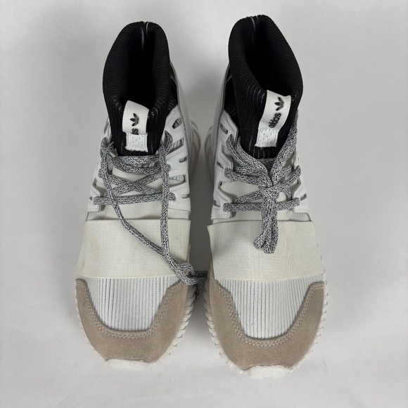 Adidas Tubular Doom hi top in white and Black men’s 6.5 - Picture 9 of 11